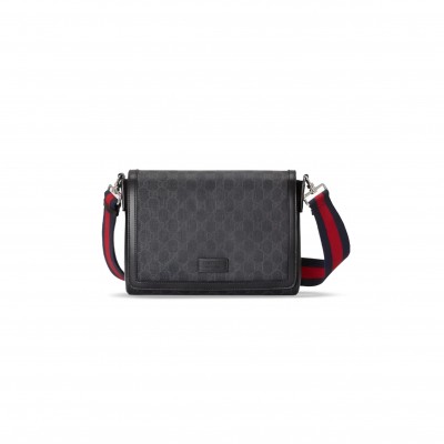 GUCCI GG SUPREME CANVAS CROSSBODY BAG 771167 (27*20*8cm）